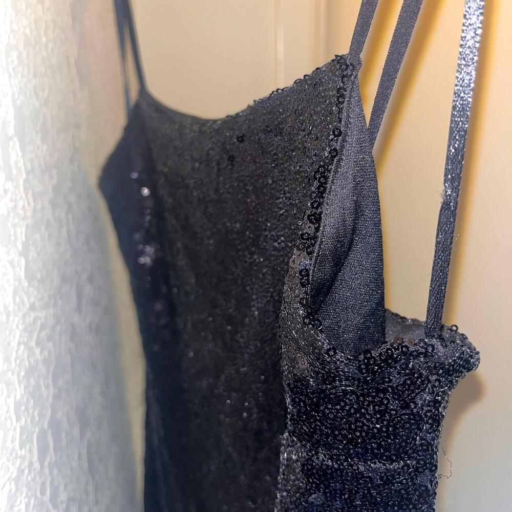 Little black sequin dress